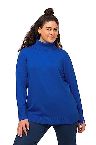 Ulla Popken, Damen, große Größen, Rollkragenpullover, breite Rippbündchen, Langarm von Ulla Popken