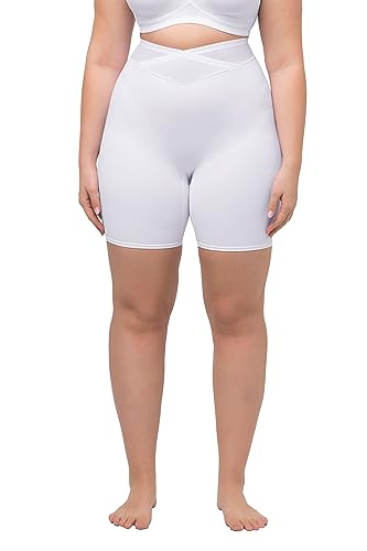 Ulla Popken Damen Shapewear-Unterhose, Schneeweiß, 54-56 von Ulla Popken