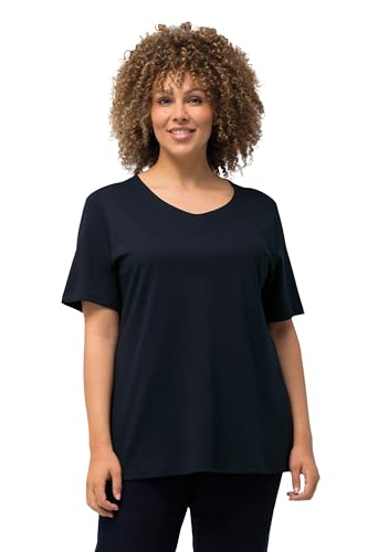 Ulla Popken, Damen, große Größen, Shirt, doppellagig, Slim, Rundhals, Halbarm von Ulla Popken