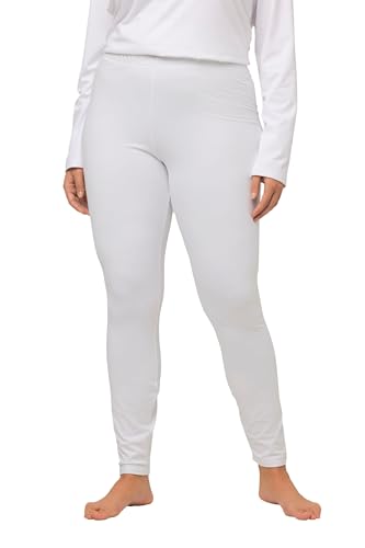 Ulla Popken Damen Ski-funktionsleggings Leggings, Schneeweiß, 50-52 Große Größen EU von Ulla Popken