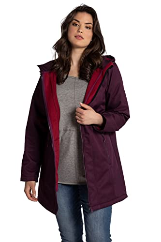 Ulla Popken, Damen, große Größen, Softshell-Parka von Ulla Popken