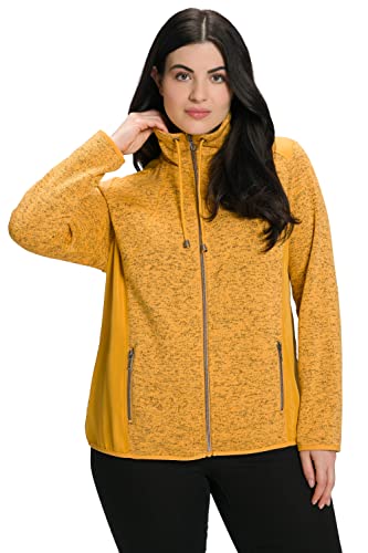 Ulla Popken, Damen, große Größen, Strickfleece Jacke von Ulla Popken