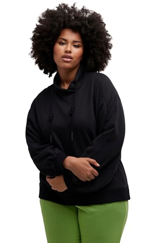 Ulla Popken, Damen, große Größen, Sweatshirt, schwarz, 42-44 von Ulla Popken