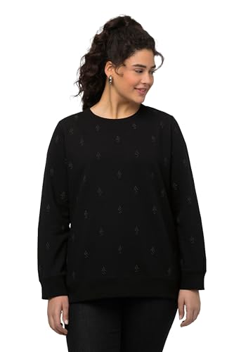 Ulla Popken, Damen, große Größen, Sweatshirt mit Perlen von Ulla Popken