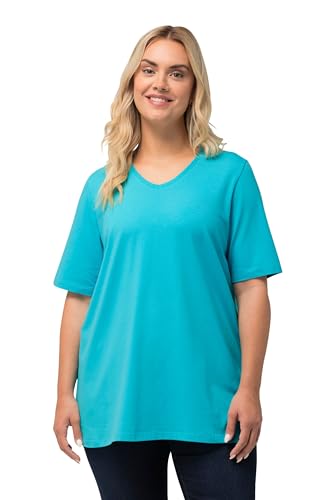 Ulla Popken, Damen, große Größen, T-Shirt, A-Linie, V-Ausschnitt, Halbarm von Ulla Popken