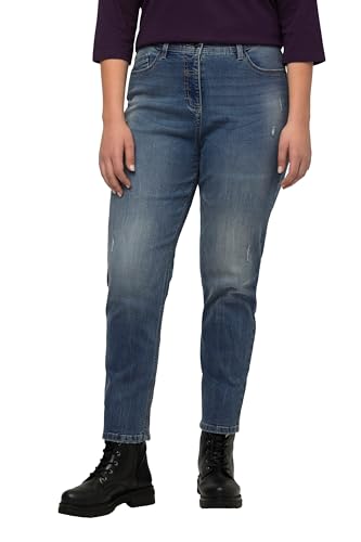 Ulla Popken Damen Thermo, MOM FIT Jeans, Blue Denim, 62-64 von Ulla Popken