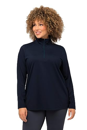 Ulla Popken, Damen, große Größen, Thermo-Shirt, Stehkragen, Zipper, Langarm 42/44 EU von Ulla Popken