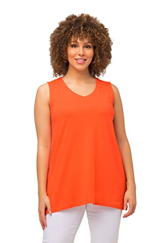 Ulla Popken, Damen, große Größen, Top, A-Linie, V-Ausschnitt, ärmellos Ulla Popken, Damen, große Größen, Top, A-Linie, V-Ausschnitt, ärmellos von Ulla Popken
