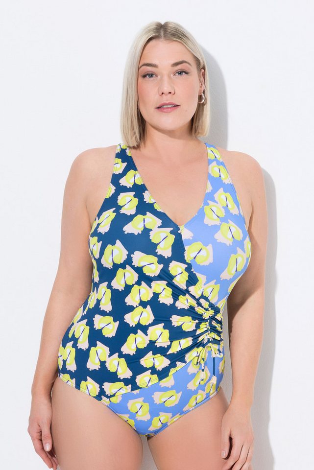 Ulla Popken Badeanzug Badeanzug Softcups Träger verstellbar recycelt von Ulla Popken