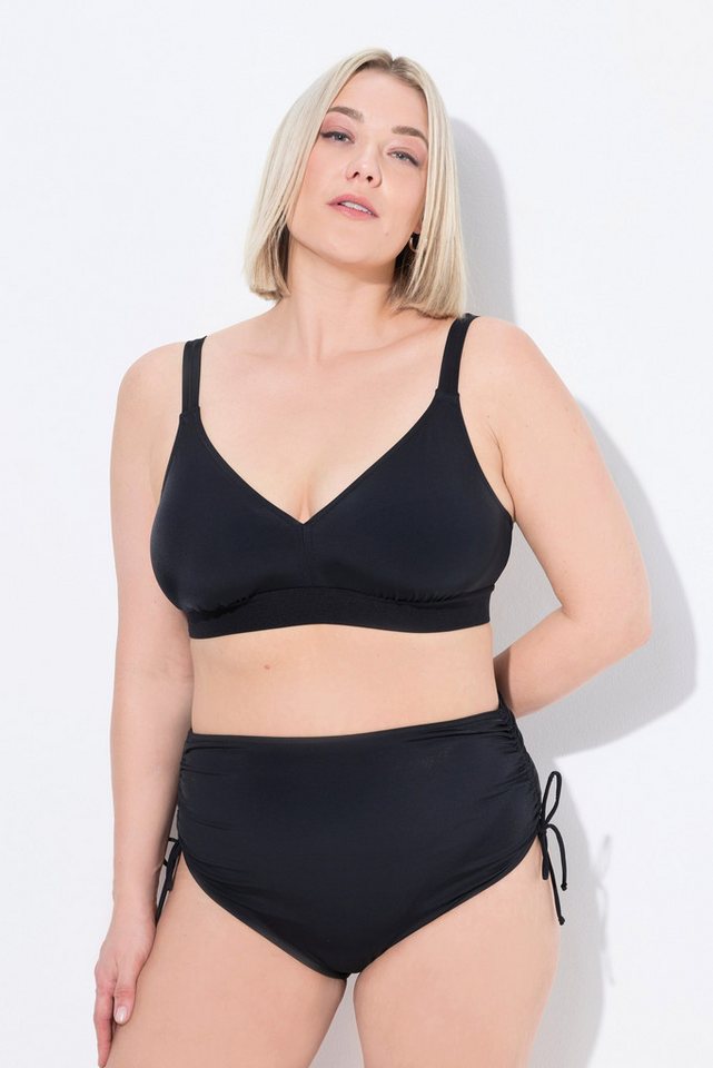 Ulla Popken Bügel-BH Bikini-Top ohne Softcups Komplettfutter recycelt von Ulla Popken