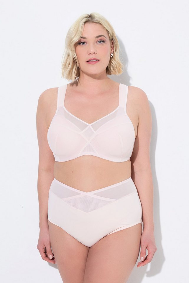 Ulla Popken Bügel-BH Bügel-BH Softschale Mesh-Einsatz Cup C - E von Ulla Popken