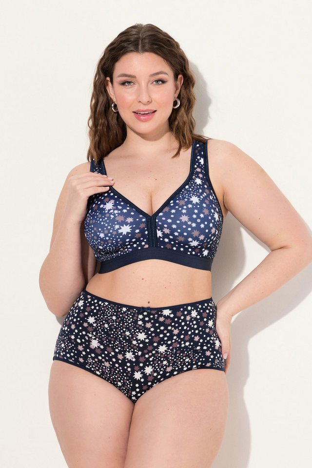 Ulla Popken Bügel-BH Minimizer Sterne ohne Bügel Cup C -D von Ulla Popken
