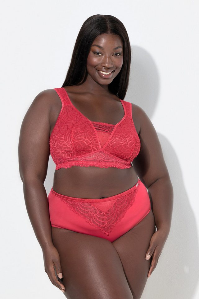 Ulla Popken Bügelloser BH Bralette Spitze ohne Bügel Cup B - F Ulla Popken Bügelloser BH Bralette Spitze ohne Bügel Cup B - F von Ulla Popken
