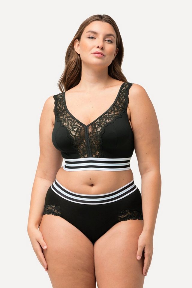 Ulla Popken Bügelloser BH Minimizer-Bralette Spitze ohne Bügel Ulla Popken Bügelloser BH Minimizer-Bralette Spitze ohne Bügel von Ulla Popken