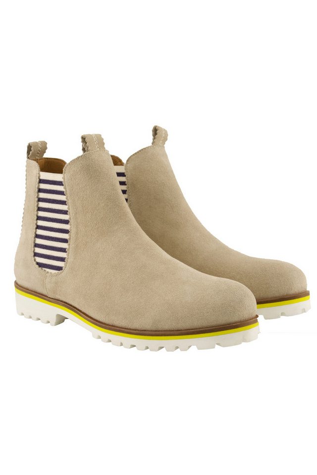 Ulla Popken Chelseaboots Stretcheinsatz Streifenoptik Weite H Stiefelette von Ulla Popken