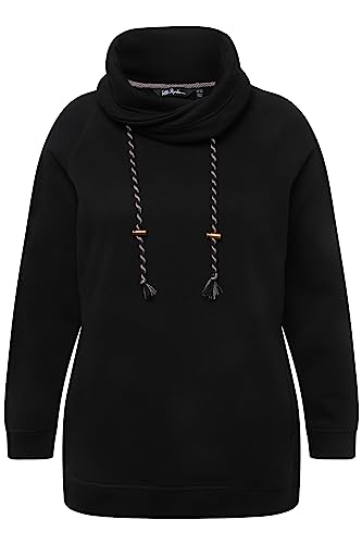 Ulla Popken, Damen, große Größen, Sweatshirt, Schwarz, D/EU 46-48 von Ulla Popken