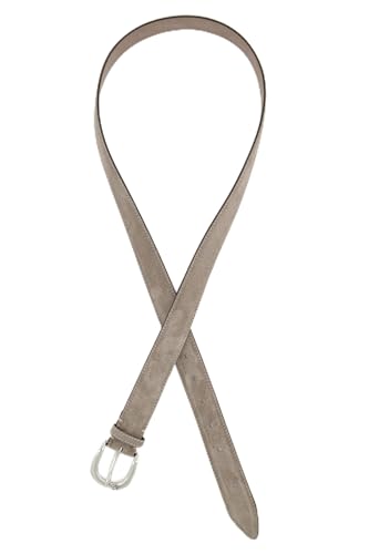 Ulla Popken Damen, Suede, Velourslederoptik, Metallic-Schließe Gürtel, Dunkles Taupe, 115 Ulla Popken Damen, Suede, Velourslederoptik, Metallic-Schließe Gürtel, Dunkles Taupe, 115 von Ulla Popken