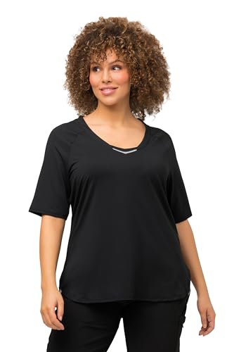 Ulla Popken Damen, UV-Schutz 50+ T-Shirts, schwarz, 42-44 von Ulla Popken