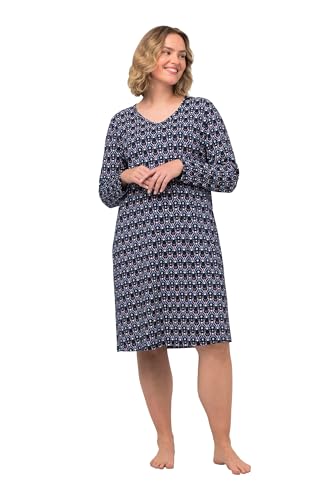 Ulla Popken Damen 2er Bigshirt, Deer Nachthemd, Nachtblau, 50-52 von Ulla Popken