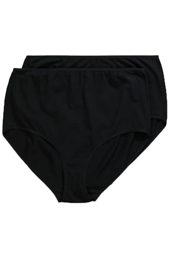 Ulla Popken, Damen, große Größen, 2er Pack Maxislip, Cotton-Modal von Ulla Popken