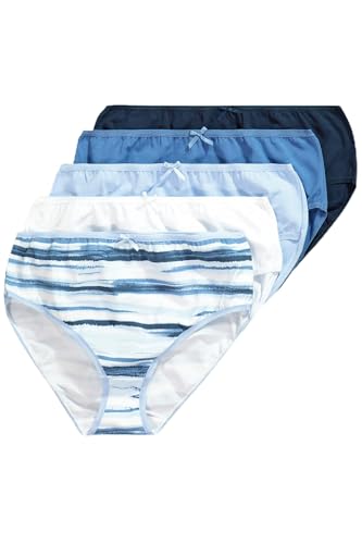Ulla Popken Damen 5er, Midi-Briefs, Horizon 830048 Unterwäsche, Nachtblau, 66-68 Ulla Popken Damen 5er, Midi-Briefs, Horizon 830048 Unterwäsche, Nachtblau, 66-68 von Ulla Popken
