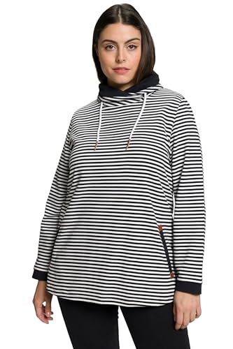Ulla Popken Damen 795267 Sweatshirt, Schwarz, 50-52 Ulla Popken Damen 795267 Sweatshirt, Schwarz, 50-52 von Ulla Popken