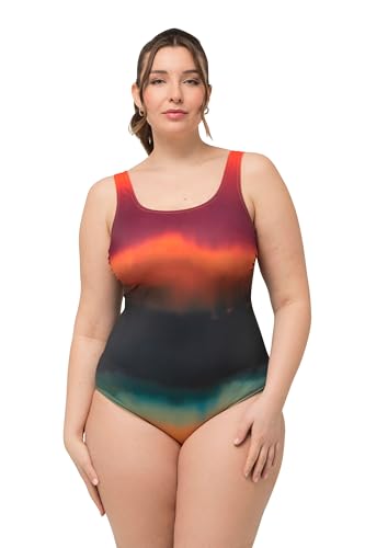 Ulla Popken Damen Alice, Softline, Fire Batik Badeanzug, Schwarz, 54-56 Ulla Popken Damen Alice, Softline, Fire Batik Badeanzug, Schwarz, 54-56 von Ulla Popken