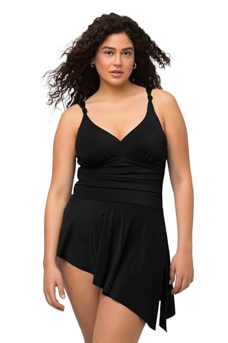 Ulla Popken, Damen, große Größen, Badekleid, Drapierung, Softcups, integrierter Badeanzug Ulla Popken, Damen, große Größen, Badekleid, Drapierung, Softcups, integrierter Badeanzug von Ulla Popken
