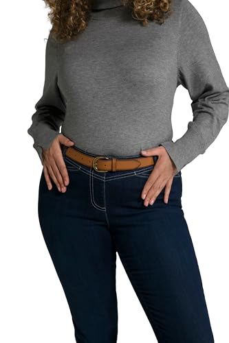 Ulla Popken Damen Basic, schmal Gürtel, Marone, 155 Ulla Popken Damen Basic, schmal Gürtel, Marone, 155 von Ulla Popken