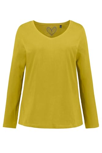 Ulla Popken, Damen, große Größen, Langarm-V-Shirt von Ulla Popken