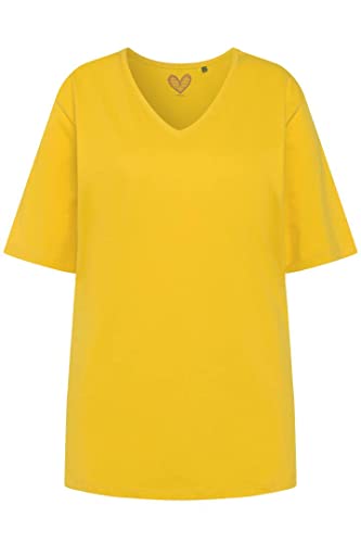 Ulla Popken, Damen, große Größen, Basic-V-Shirt von Ulla Popken