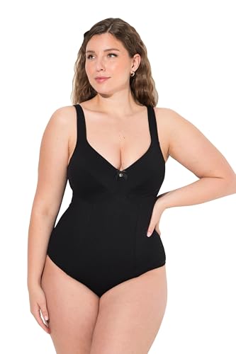 Ulla Popken Damen Body, Softcups, ohne Bügel, Rücken-Cut-Out, Cup C-E Dessous, schwarz, 110D Ulla Popken Damen Body, Softcups, ohne Bügel, Rücken-Cut-Out, Cup C-E Dessous, schwarz, 110D von Ulla Popken