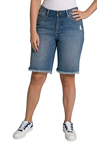 Ulla Popken, Damen, große Größen, Jeans-Bermuda von Ulla Popken