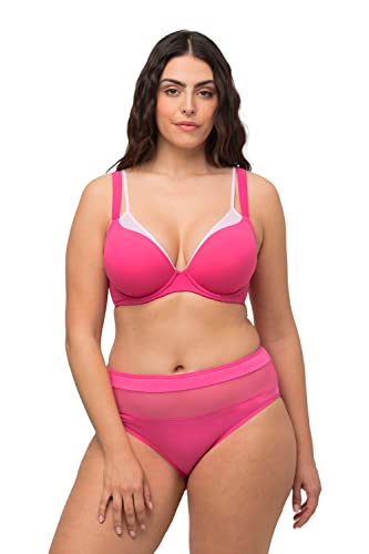 Ulla Popken Damen Bügel-BH BH, Neon Pink, 110C EU von Ulla Popken