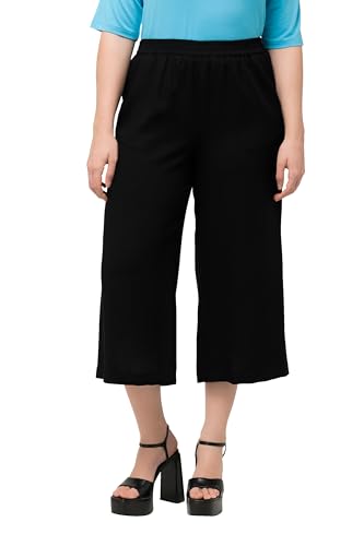 Ulla Popken Damen Culotte 827604 Hose, Schwarz, 50W x 32L von Ulla Popken
