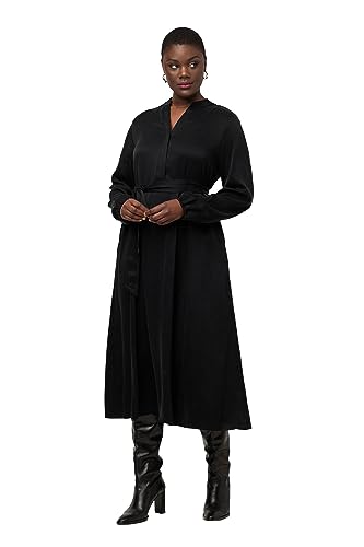 Ulla Popken Damen Cuprokleid Kleider, schwarz, 46-48 von Ulla Popken