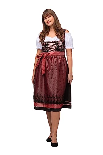 Ulla Popken Damen Dirndl Clara Schwarz Kleid, 46 von Ulla Popken