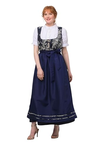 Ulla Popken Damen Dirndl Tessa Blüten Oberteil Kleid, Marine, 48 Ulla Popken Damen Dirndl Tessa Blüten Oberteil Kleid, Marine, 48 von Ulla Popken