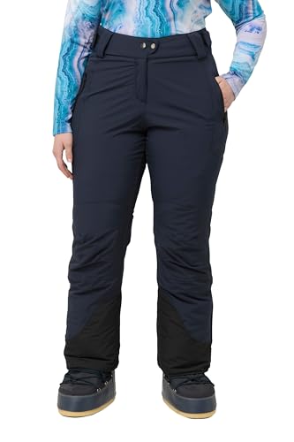 Ulla Popken Damen Funktionshose Skihose Wasserdicht, Uni Hose, Marine, 42 von Ulla Popken