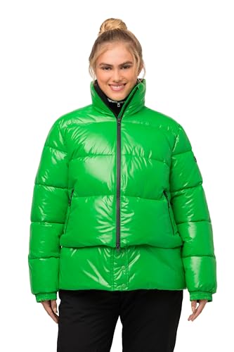 Ulla Popken Damen Funktionsjacke, Performancejacke, wasserabweisend Jacken, neon grasgrün, 58-60 von Ulla Popken