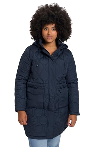 Ulla Popken Damen Funktionsjacke,stepp-parka, Wasserabweisend Jacke, Schwarz, 42-44 Große Größen EU von Ulla Popken