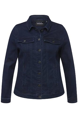 Ulla Popken Damen Größen, Jeansjacke, Blue Denim, 42 von Ulla Popken