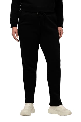 Ulla Popken Damen Hose 801048 Sweathose, Black Beauty (Eratzfarbe), 40W / 32L von Ulla Popken