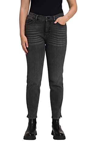 Ulla Popken Damen Hose Sarah Jeans, blau, 58W / 32L von Ulla Popken