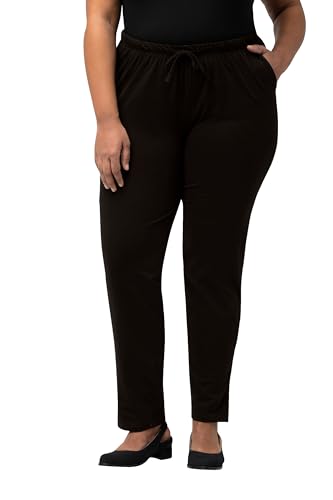 Ulla Popken Damen Hosen, Schwarz 1, 32W / 32L von Ulla Popken