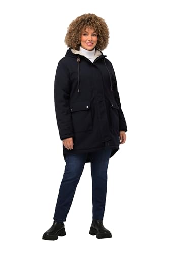 Ulla Popken Damen Hyprar Funktionsjacke mit Teddyfutter Jacken, Marine, 42-44 von Ulla Popken