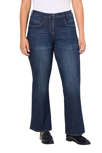 Ulla Popken Damen Jeans Mary, Gerades Bein, Stretchkomfort Hose, Rinsed Wash, 38W / 32L EU Ulla Popken Damen Jeans Mary, Gerades Bein, Stretchkomfort Hose, Rinsed Wash, 38W / 32L EU von Ulla Popken