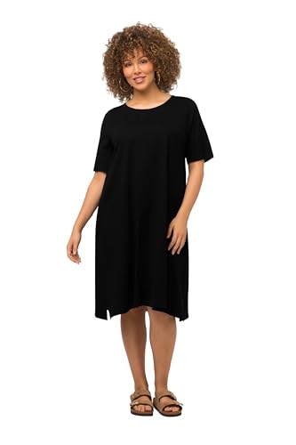 Ulla Popken Damen Jersey Kleid, schwarz, 50-52 von Ulla Popken