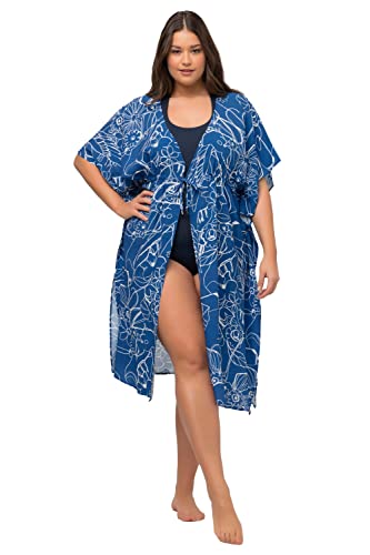 Ulla Popken Damen Kaftan, Tucan Kleid, royal, 50-56 von Ulla Popken