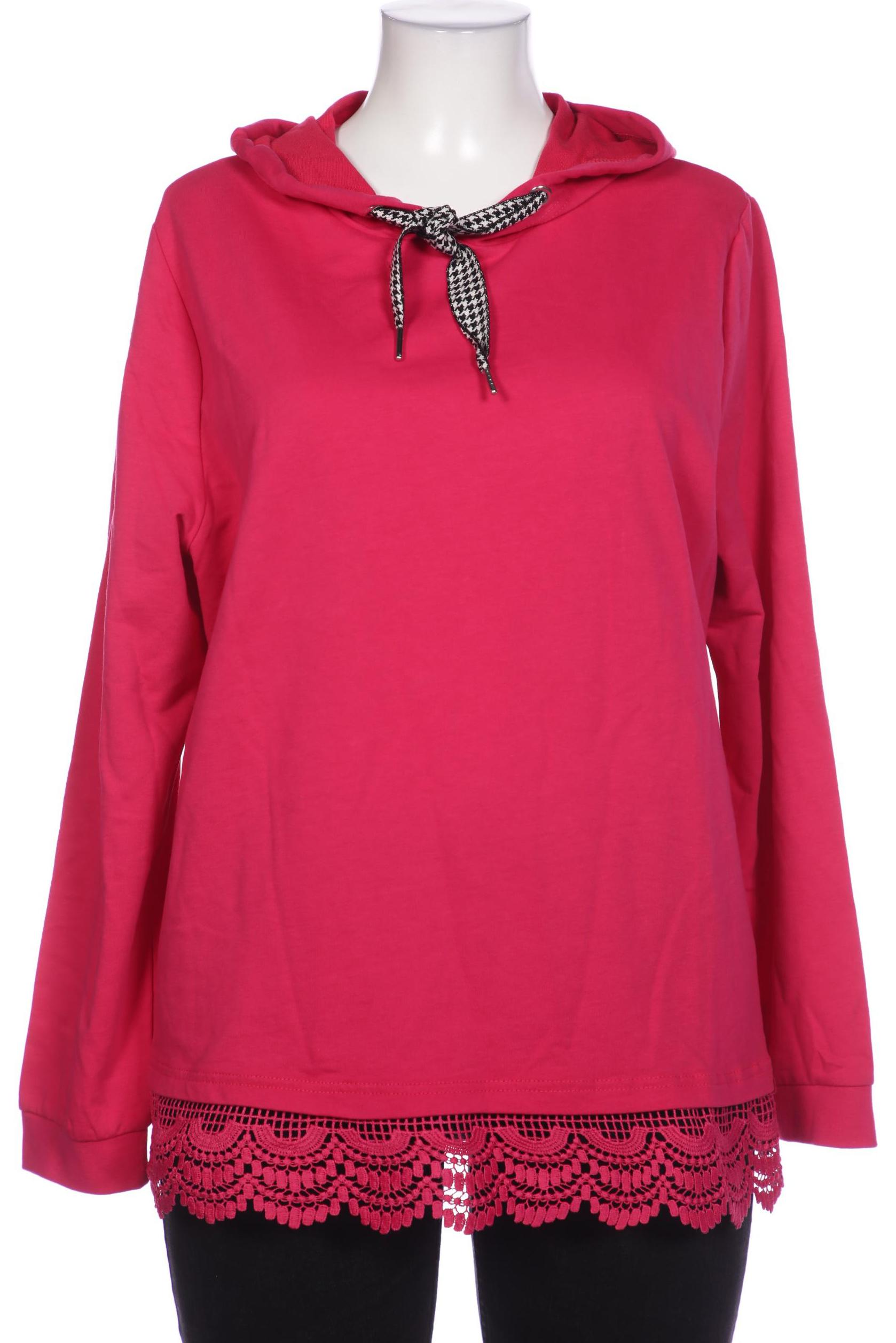 Ulla Popken Damen Kapuzenpullover, pink, Gr. 46 von Ulla Popken